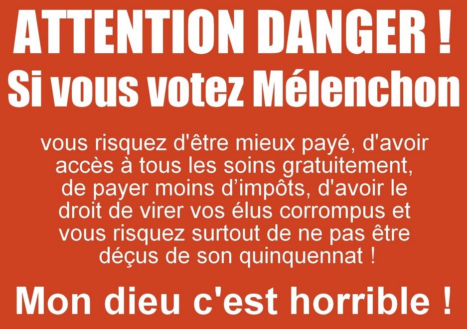 MelenchonAttentionDanger