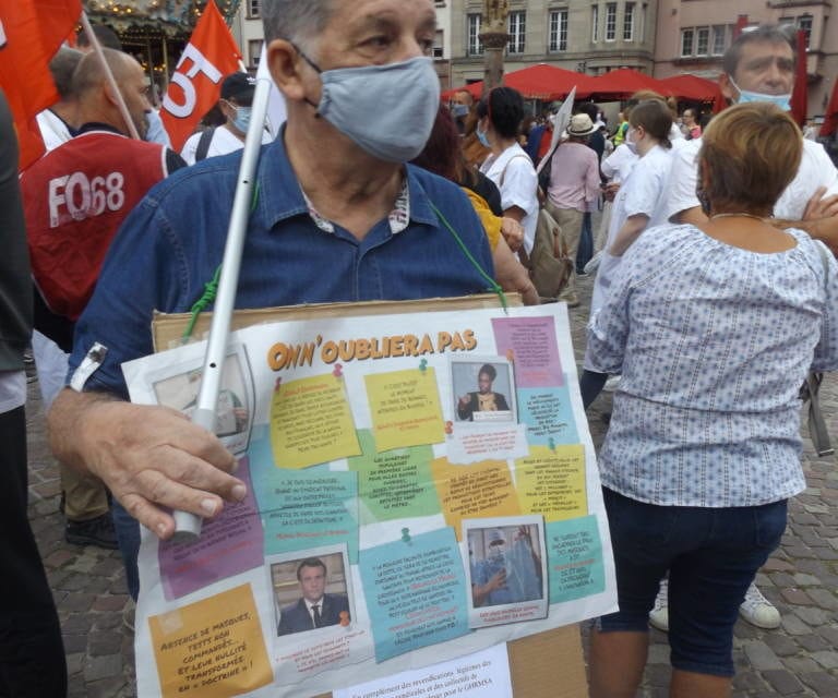 A Mulhouse, 3.000 manifestants pour la santé !