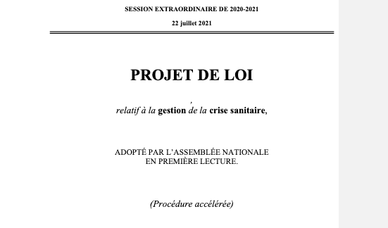 Droit du travail, enfants, écoles et contrôles, ce que contient la loi sur le pass sanitaire votée en 1ère lecture