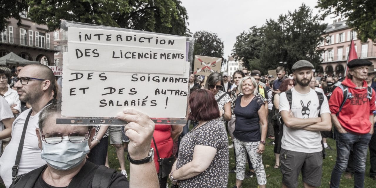 A Mulhouse, encore beaucoup de monde pour cette seconde manifestation contre le pass sanitaire