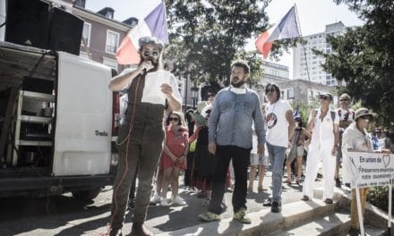Huitième démonstration anti-pass sanitaire à Mulhouse