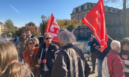 Devant la préfecture de Colmar : un avant-gout de campagne présidentielle pour le PCF…