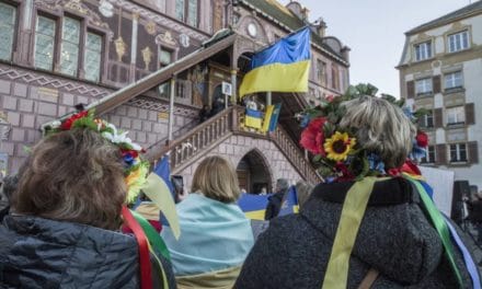 A Mulhouse, une nouvelle manifestation en soutien à l&rsquo;Ukraine [photos et audios]