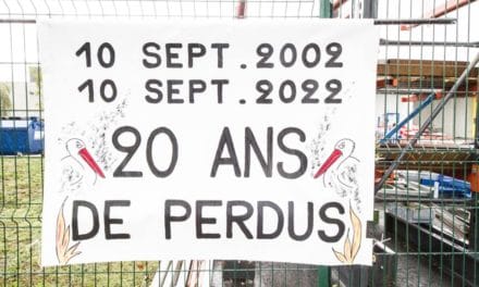 Rassemblement devant Stocamine à Wittelsheim près de Mulhouse, 20 ans après un incendie de déchets ultimes