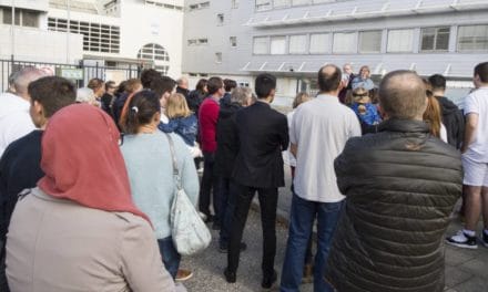 Transports scolaires : manifestation devant le lycée Jean-Jacques Henner à Altkirch