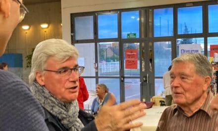 A Mulhouse, une conférence de Patrick Le Hyaric, venu présenter son livre : « Les raisons de la guerre en Ukraine »
