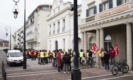 Débrayage des salariés des Ports de Mulhouse Rhin