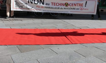 Actions à Mulhouse contre le nucléaire et le plan national de relance gouvernemental