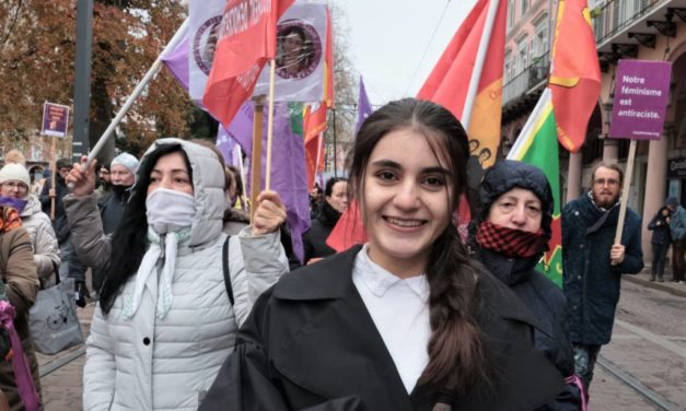A Mulhouse, une manifestation contre les violences faites aux femmes