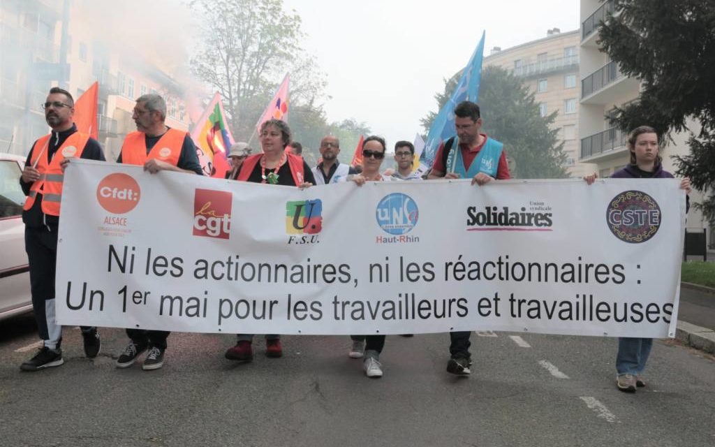 Manifestation du 1er mai 2024 à Mulhouse