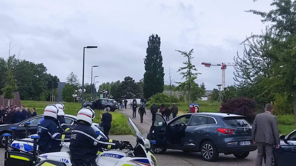 Mulhouse : la ministre de l&rsquo;Enseignement supérieur en visite sur le campus de l&rsquo;Illberg sous haute protection policière…