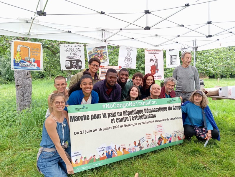 Au « moulin nature » de Lutterbach, près de Mulhouse, une marche contre l’extractivisme et pour la paix en République du Congo