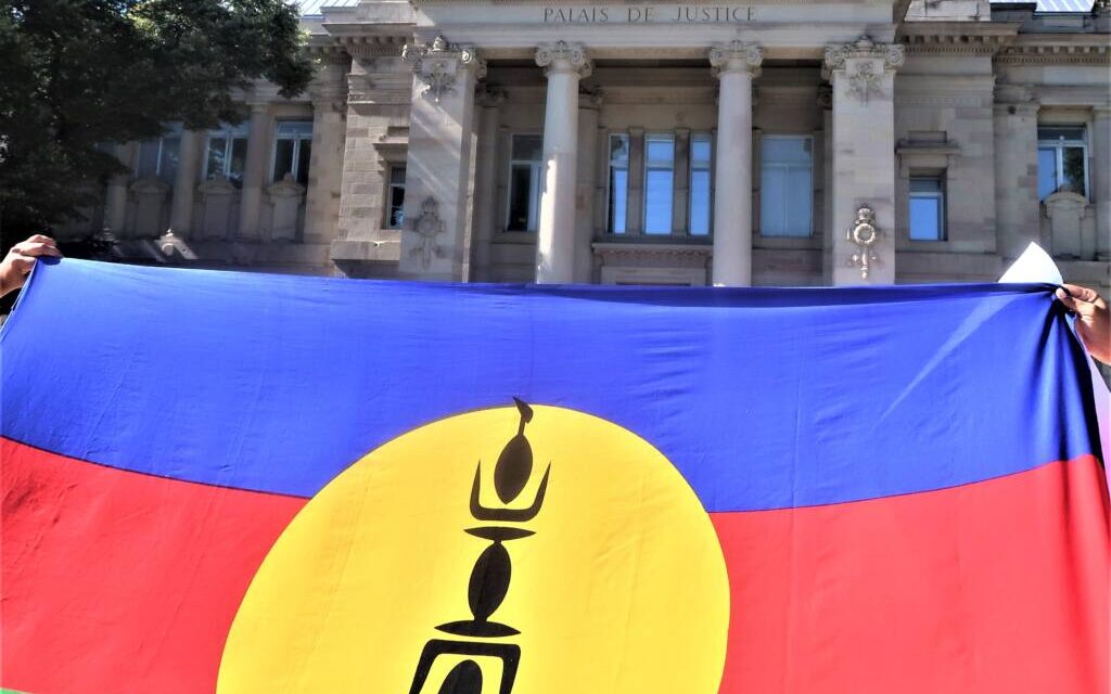 Manifestation des Kanaks à Strasbourg en soutien aux indépendantistes emprisonnés