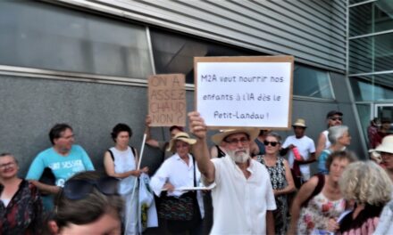 A Mulhouse, « IA pas moyens », le collectif d’opposant-e-s au data center de Microsoft, devant le conseil d&rsquo;agglo